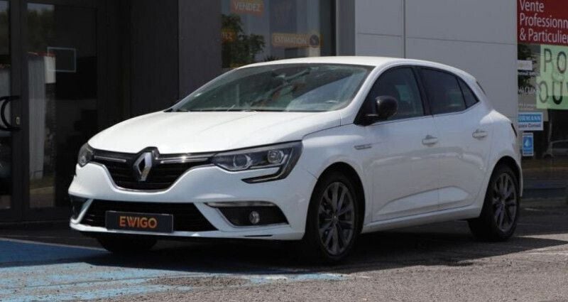 Blanc Utilisé 2017 Renault Mégane IV LIMITED Berline | 9 990 € (Bon prix) - Image 1/4