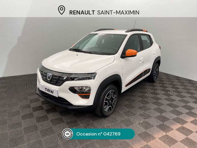Blanc Utilisé 2022 Dacia Spring Comfort Citadine | 11 990 € (Prix assez cher) - Image 1/4