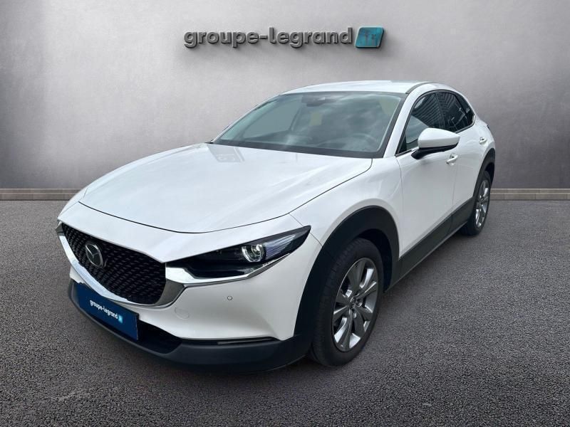 Blanc Utilisé 2022 Mazda CX-30 Sports-Line SUV | 24 490 € (Prix juste) - Image 1/3