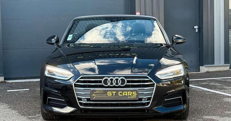 Occasion Audi A5 Cabriolet S-Line 190 ch (139 kW) 2018 Noir Cabriolet