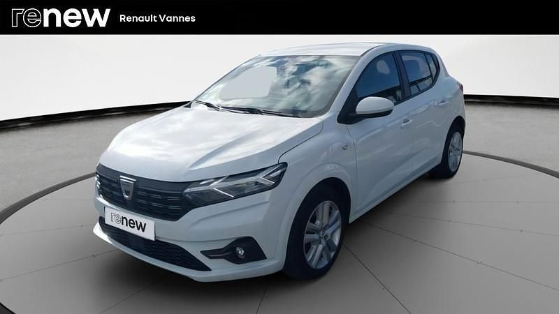 Blanc Utilisé 2021 Dacia Sandero Comfort Citadine | 12 290 € (Prix juste) - Image 1/4