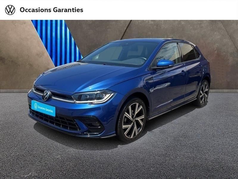 Bleu récif métallisé Utilisé 2022 VW Polo R-line Berline | 20 900 € (Prix juste) - Image 1/4
