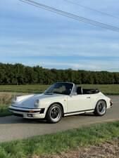 Blanc Occasion 1985 Porsche 911 Carrera Cabriolet Cabriolet | 73 990 € - Image 1/4