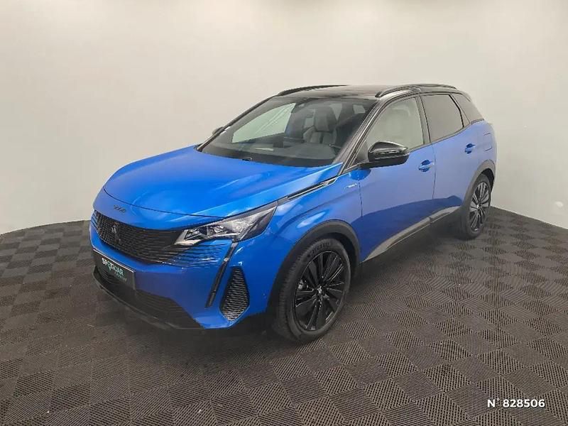 Bleu Utilisé 2021 Peugeot 3008 GT | 27 480 € (Prix cher) - Image 1/4
