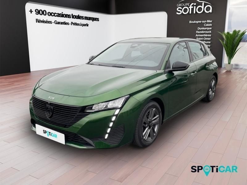 Vert Utilisé 2022 Peugeot 308 Active Berline | 16 600 € (Super prix) - Image 1/3