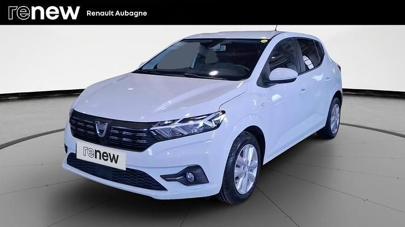 Blanc Utilisé 2022 Dacia Sandero Comfort Citadine | 12 990 € (Bon prix) - Image 1/4