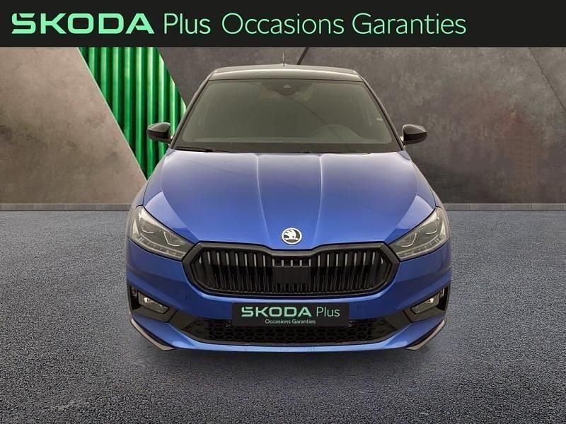 Occasion Skoda Fabia Monte Carlo 150 ch (110 kW) 2025 Bleu racing métallisé Berline