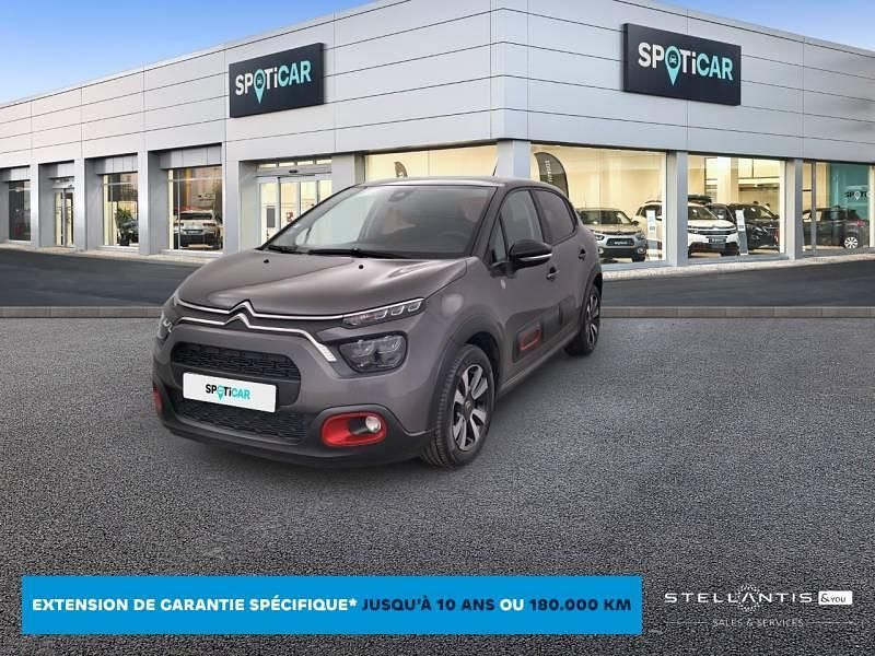 Gris Occasion 2021 Citroën C3 PureTech Citadine | 10 689 € (Prix juste) - Image 1/4