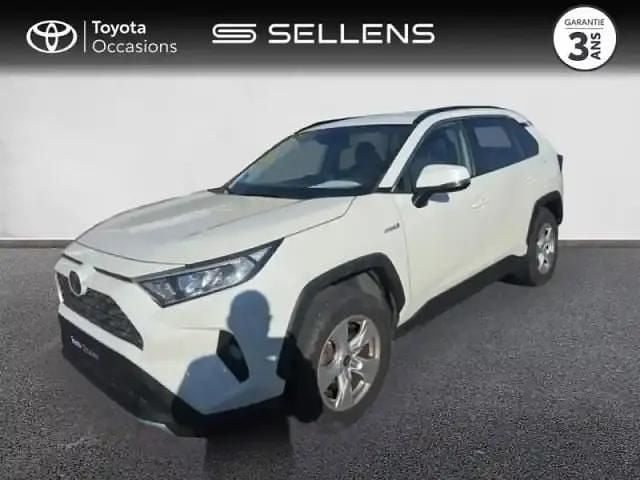 Blanc nacré Occasion 2020 Toyota RAV4 Hybrid SUV | 29 880 € (Bon prix) - Image 1/4