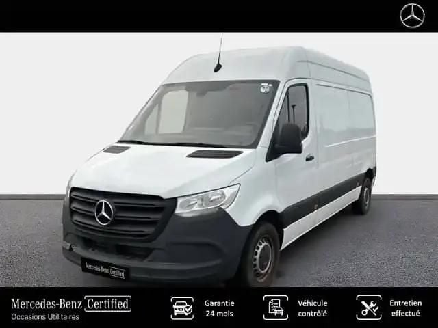 Blanc Utilisé 2021 Mercedes Sprinter Van | 23 900 € (Super prix) - Image 1/4