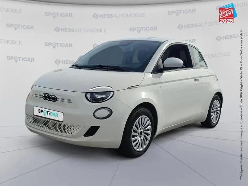 Blanc Utilisé 2022 Fiat 500e Action Citadine | 9 999 € (Super prix) - Image 1/4