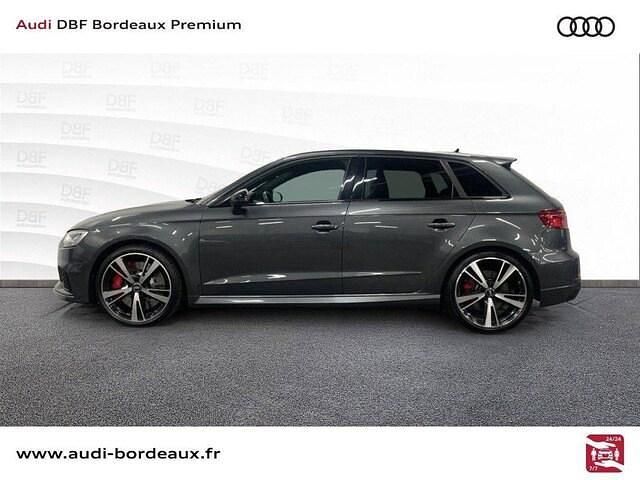 Occasion Audi RS3 Sportback Design 400 ch (294 kW) 2019 Gris daytona nacré Citadine
