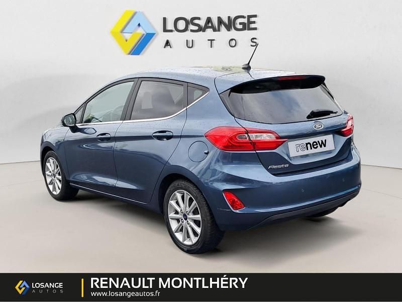 Occasion Ford Fiesta Titanium 100 ch (73 kW) 2019 Bleu Citadine
