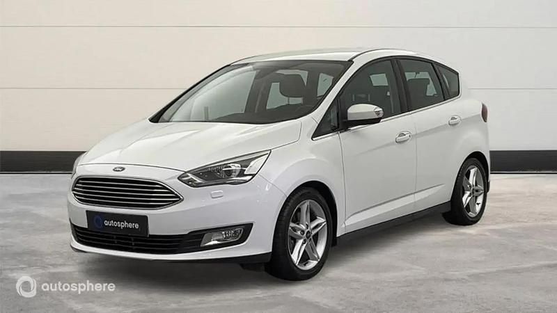 Blanc Utilisé 2017 Ford C-MAX Titanium X Monospace | 13 499 € (Prix juste) - Image 1/4