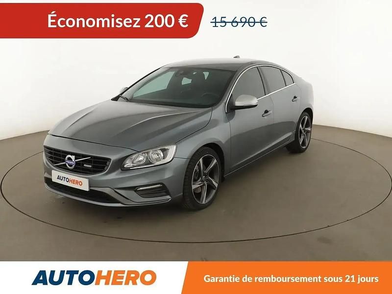 Gris Utilisé 2015 Volvo S60 R-Design Berline | 15 490 € - Image 1/2