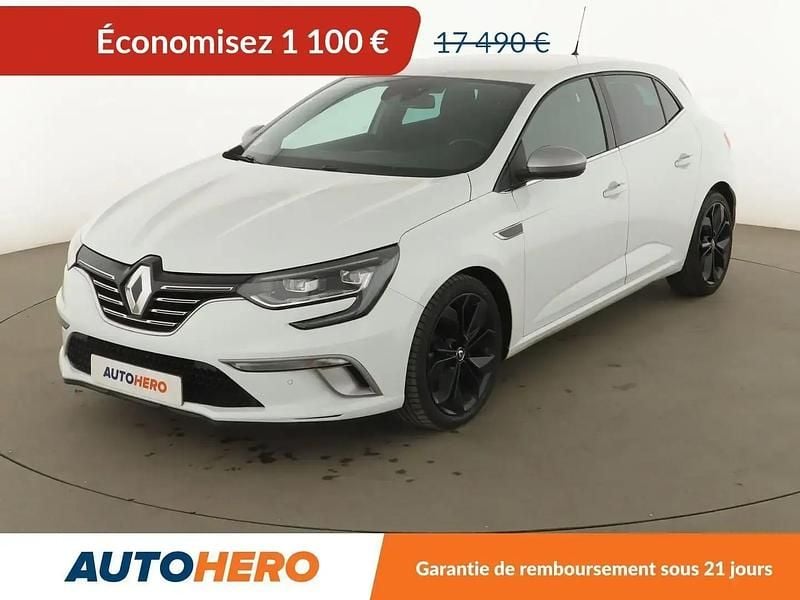 Blanc Utilisé 2019 Renault Mégane GT Line GT-Line Berline | 16 390 € - Image 1/2