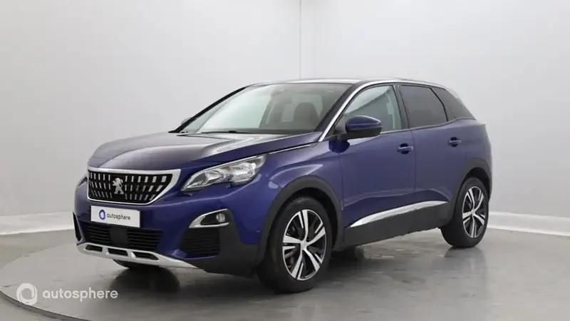 Bleu Utilisé 2017 Peugeot 3008 Allure SUV | 11 999 € (Prix juste) - Image 1/2