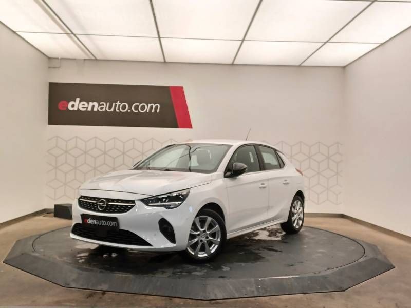 Blanc Utilisé 2020 Opel Corsa Elegance Berline | 10 999 € (Prix juste) - Image 1/3