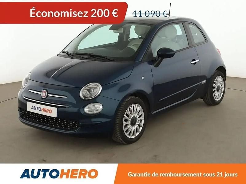 Bleu Occasion 2021 Fiat 500 Lounge Citadine | 10 890 € (Bon prix) - Image 1/2