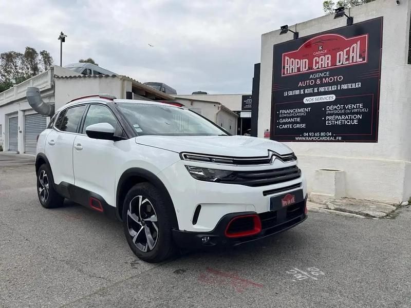 Blanc Utilisé 2019 Citroën C5 Aircross Feel SUV | 17 490 € (Prix assez cher) - Image 1/4