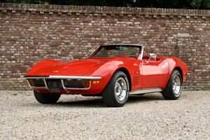 Occasion Chevrolet Corvette Stingray 258 ch (189 kW) 1970 Rouge Cabriolet