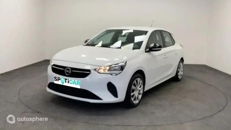 Blanc Utilisé 2021 Opel Corsa-e Elegance Citadine | 13 499 € (Bon prix) - Image 1/4