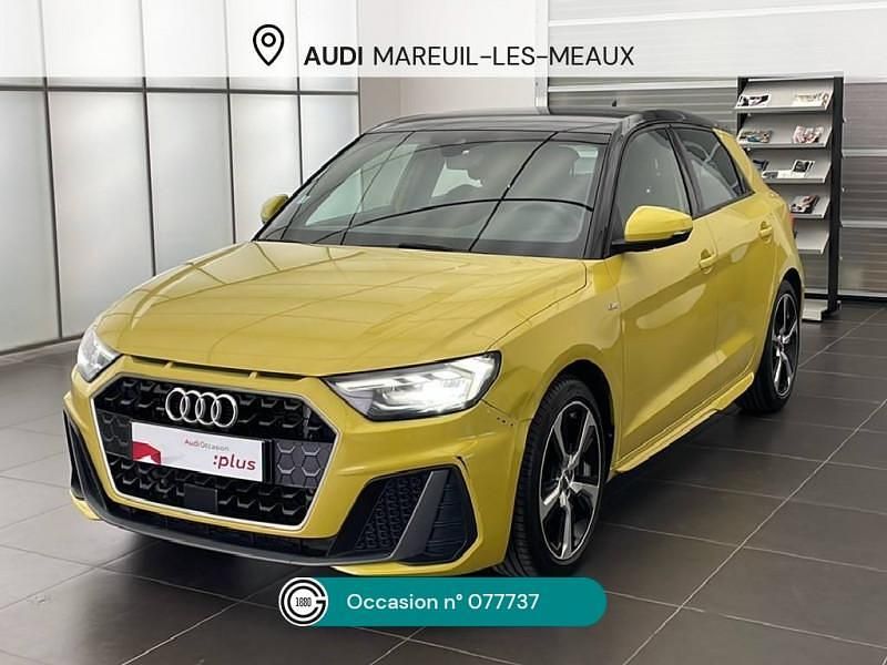 Jaune python métallisé Occasion 2019 Audi A1 Sportback S-Line Citadine | 18 990 € (Super prix) - Image 1/4