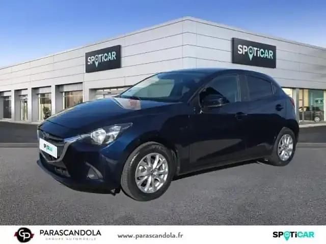 Deep crystal blue mica Utilisé 2019 Mazda 2 Berline | 12 990 € - Image 1/4