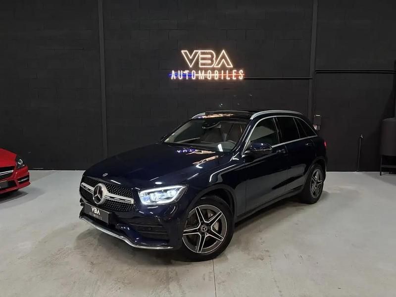 Bleu Utilisé 2020 Mercedes GLC200 AMG line SUV | 35 890 € (Prix juste) - Image 1/4