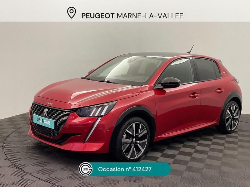 Rouge Utilisé 2022 Peugeot 208 Business-Line Citadine | 13 980 € (Prix assez cher) - Image 1/4