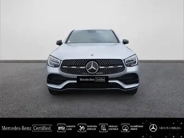 Occasion Mercedes GLC300 AMG line 194 ch (142 kW) 2022 Argent hightech métallisé Coupé