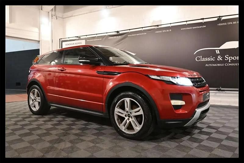 Rouge Utilisé 2012 Land Rover Range Rover evoque Dynamic Coupé | 9 950 € (Super prix) - Image 1/4