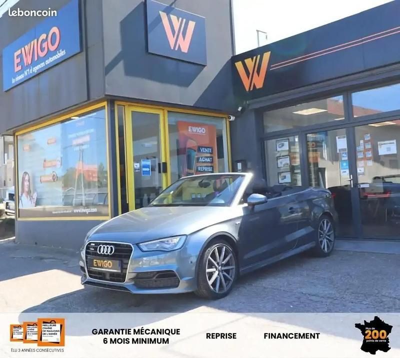 Gris Utilisé 2015 Audi A3 Cabriolet S-Line Cabriolet | 20 989 € - Image 1/4