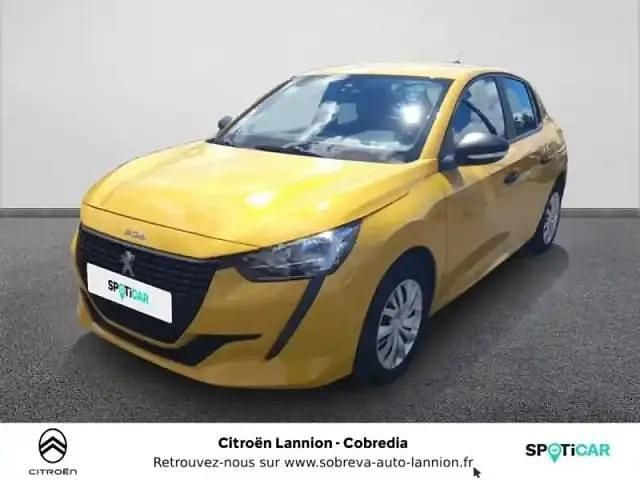 Jaune Utilisé 2021 Peugeot 208 S Citadine | 9 990 € (Bon prix) - Image 1/4