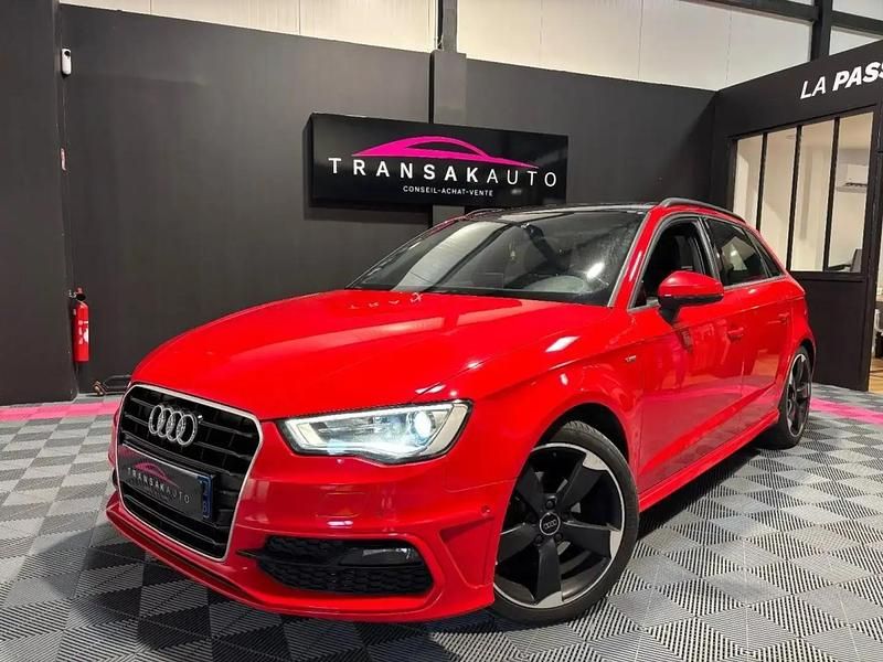 Rouge Utilisé 2013 Audi A3 S-Line Berline | 8 990 € (Prix juste) - Image 1/4