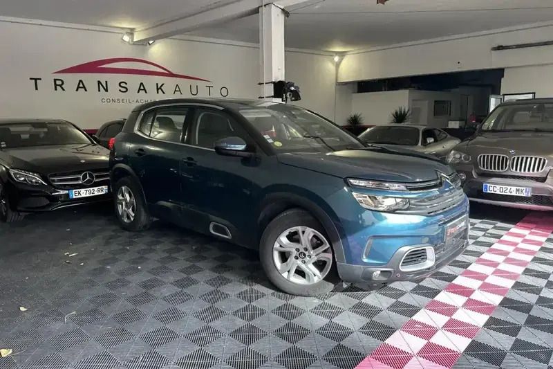 Bleu Utilisé 2020 Citroën C5 Aircross Business Class SUV | 18 990 € (Bon prix) - Image 1/4