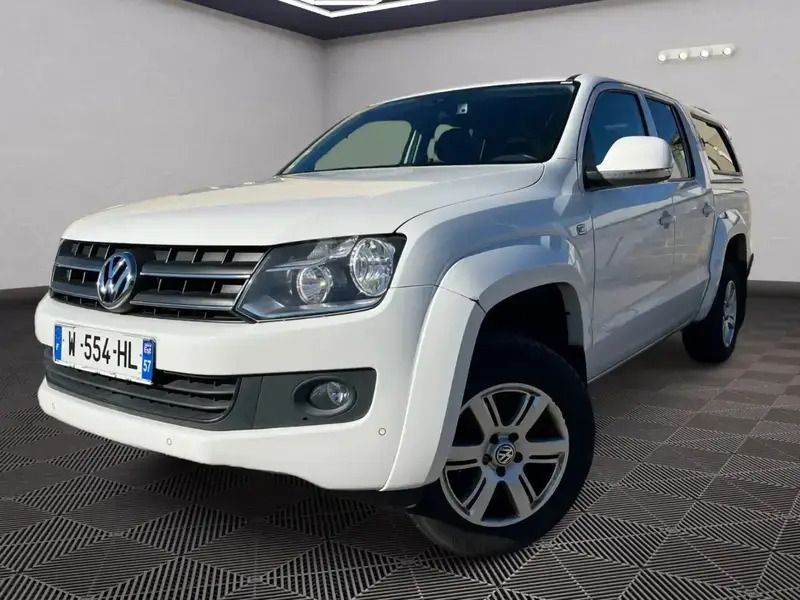 Blanc Utilisé 2014 VW Amarok Trendline Pick-up | 18 999 € - Image 1/4