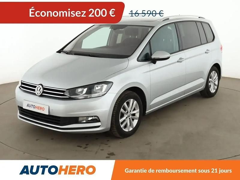 Gris Occasion 2016 VW Touran Monospace | 16 390 € (Bon prix) - Image 1/2