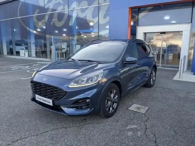 Bleu Occasion 2021 Ford Kuga ST-Line SUV | 19 990 € (Super prix) - Image 1/4