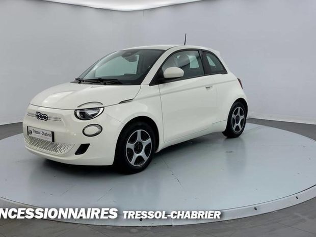 Blanc Utilisé 2021 Fiat 500e Passion Citadine | 13 658 € (Super prix) - Image 1/4