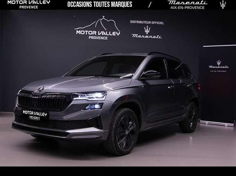 Occasion Skoda Karoq SportLine 151 ch (111 kW) 2023 Gris SUV