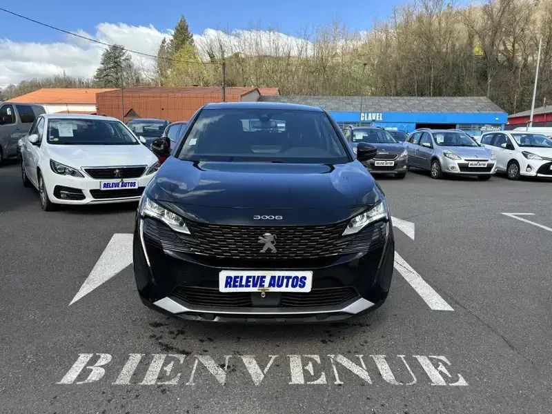 Noir Utilisé 2023 Peugeot 3008 Allure Monospace | 16 990 € (Super prix) - Image 1/4
