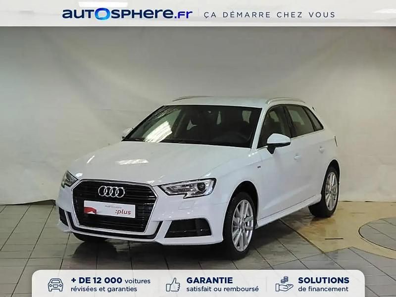 Blanc Occasion 2017 Audi A3 Sportback Sport Citadine | 26 900 € - Image 1/4