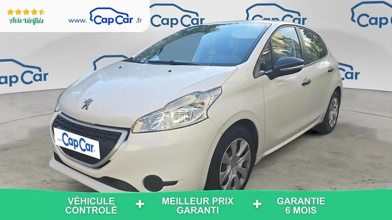 Blanc Occasion 2014 Peugeot 208 Active Citadine | 4 100 € (Bon prix) - Image 1/4