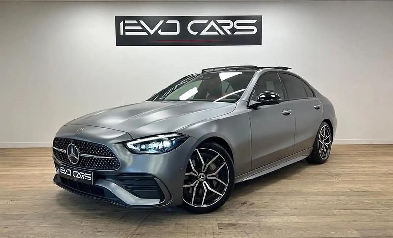 Noir Occasion 2021 Mercedes C220 AMG line Berline | 38 990 € (Prix cher) - Image 1/4