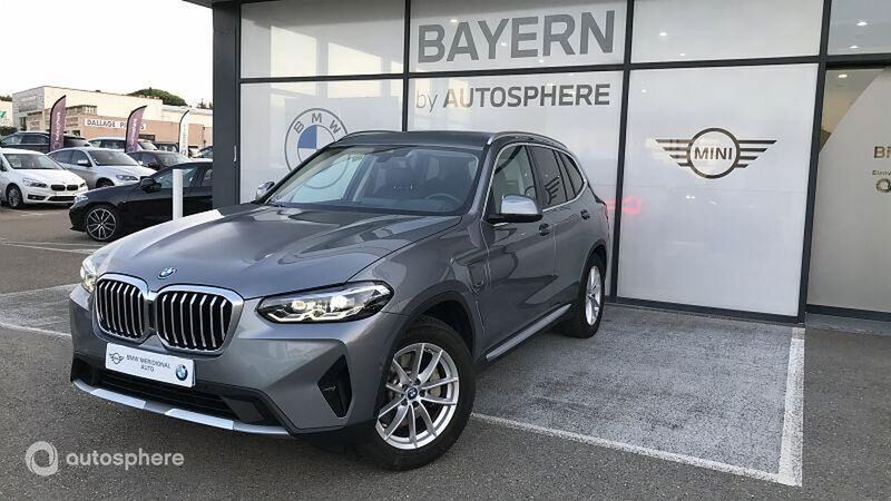 Gris Utilisé 2022 BMW X3 xLine SUV | 43 799 € (Prix juste) - Image 1/4