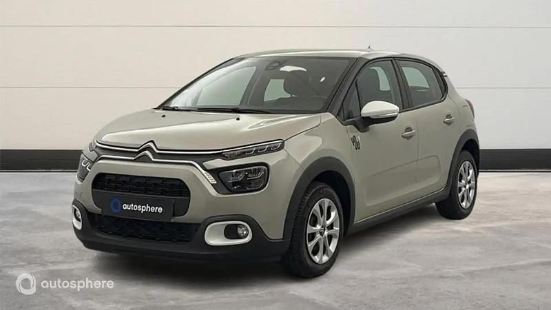 Gris Utilisé 2021 Citroën C3 PureTech Citadine | 9 999 € (Prix juste) - Image 1/4
