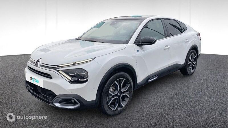 Blanc nacré (n) Utilisé 2023 Citroën e-C4 Shine Berline | 44 600 € - Image 1/4
