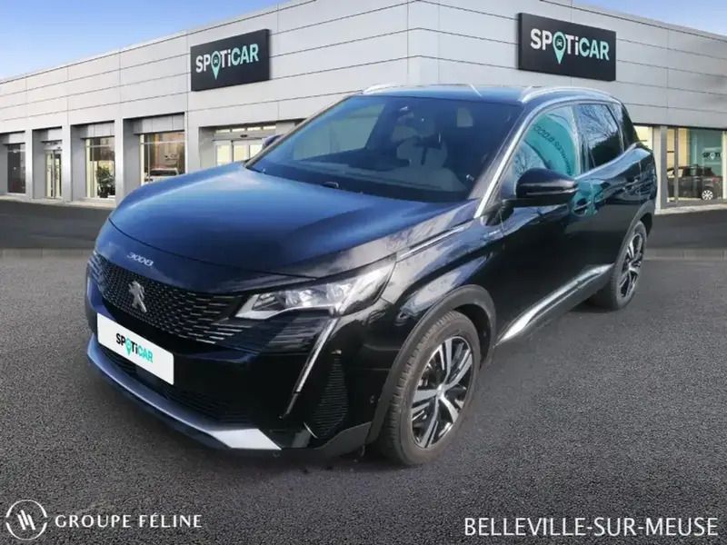 Noir Utilisé 2021 Peugeot 3008 GT SUV | 24 490 € (Prix juste) - Image 1/4