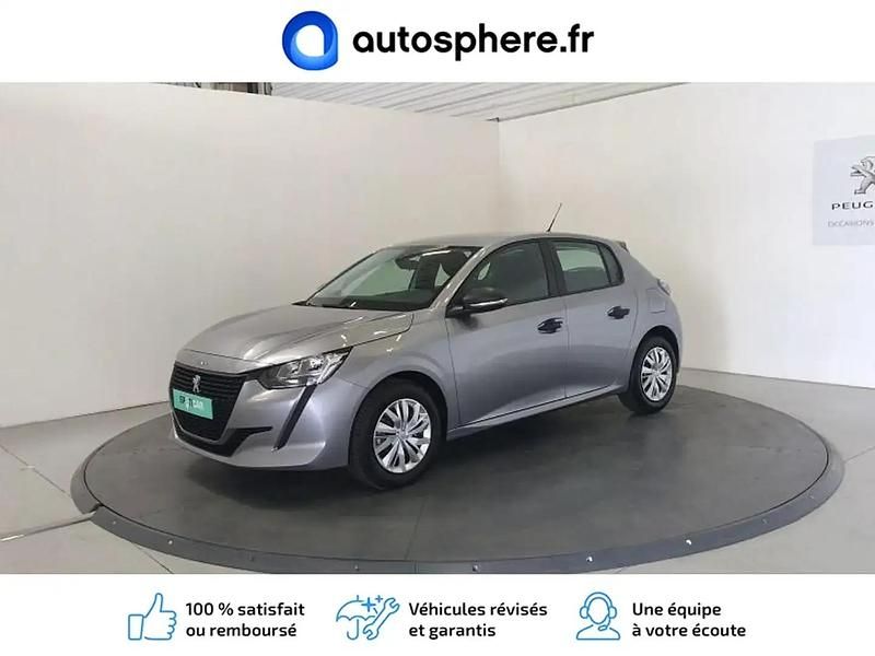 Gris Utilisé 2021 Peugeot 208 S Citadine | 17 280 € (Prix cher) - Image 1/4